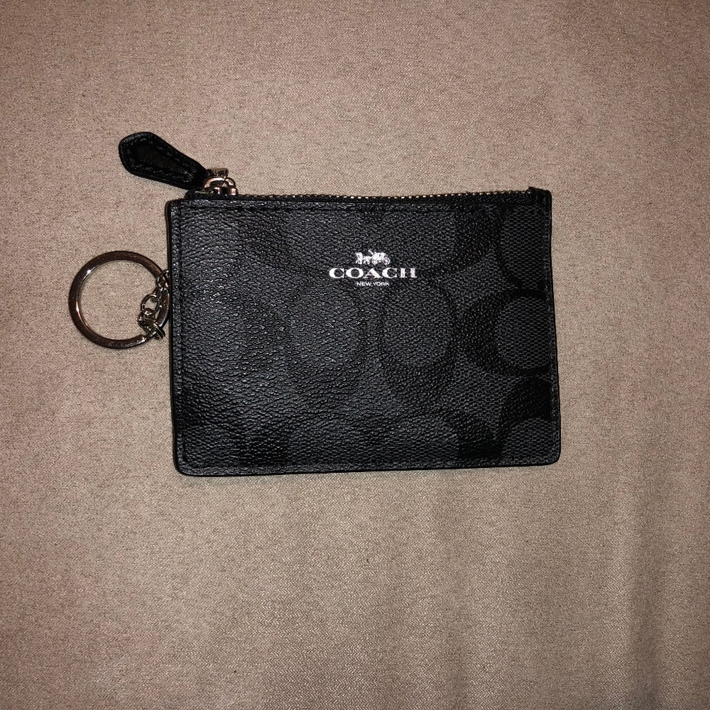 Mini Coach Keychain Wallet